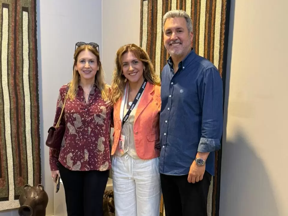 Laura González, Diana Morgan y Antonio Murzi. Cortesía