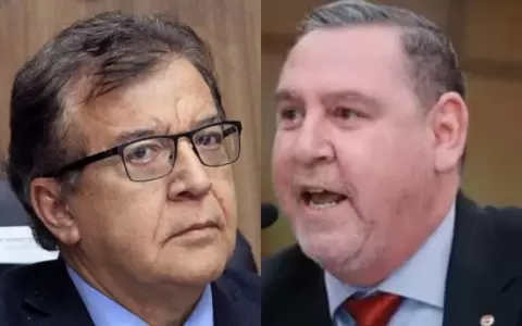 Nicanor Duarte Frutos y Javier Zacar�as Ir�n.