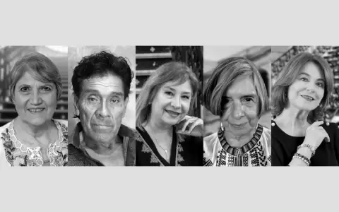 Margarita Mir�, Osvaldo Pitoe, Luz Mar�a Bobadilla, Erenia L�pez y Maribeth Brizuela.