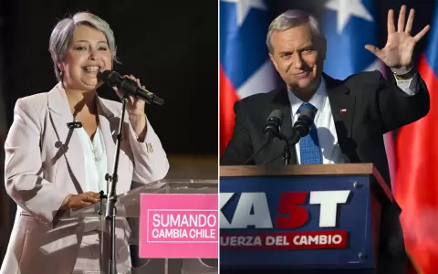 Jeannette Jara y Jos� Antonio Kast.