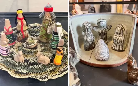 Obras de la muestra.