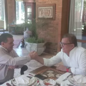 Nicanor Duarte Frutos tras visitar a Cartes: "Es un hombre fuerte y sano, saldrá de esto"
