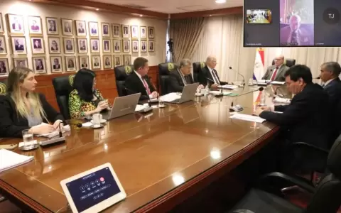 Sesi�n de la Corte Suprema de Justicia.
