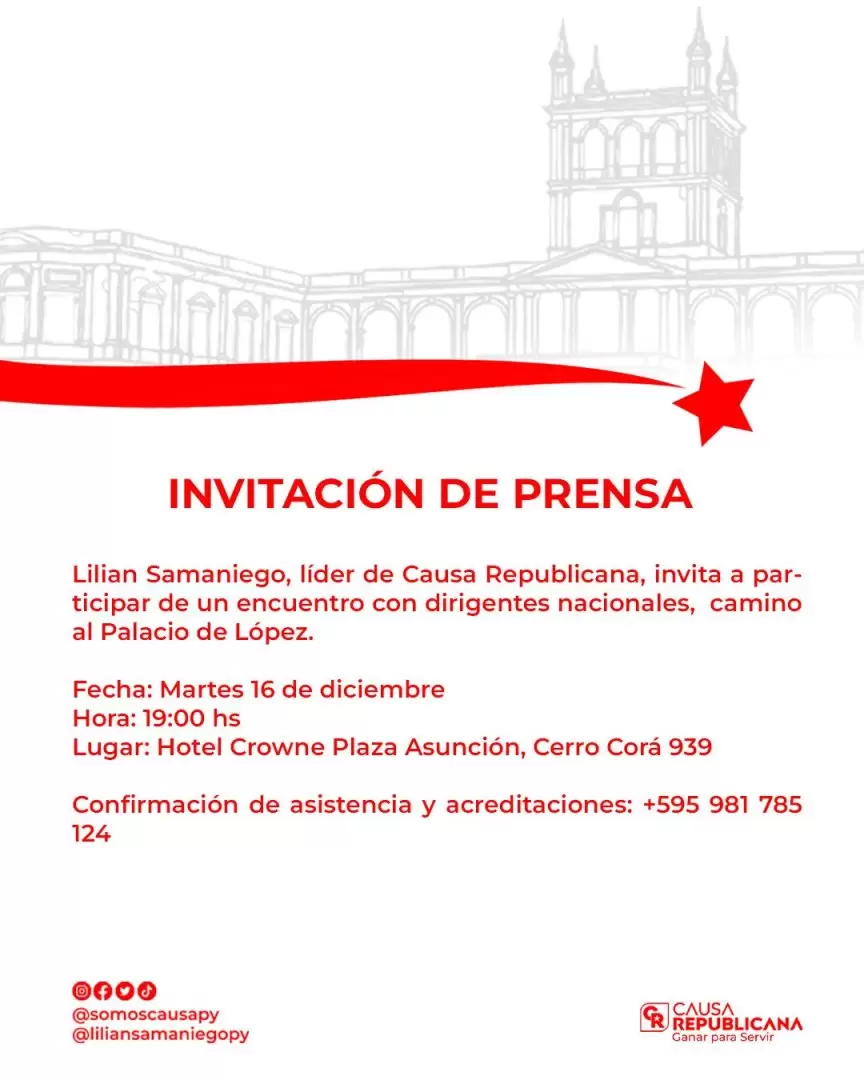 Flyer de convocatoria.