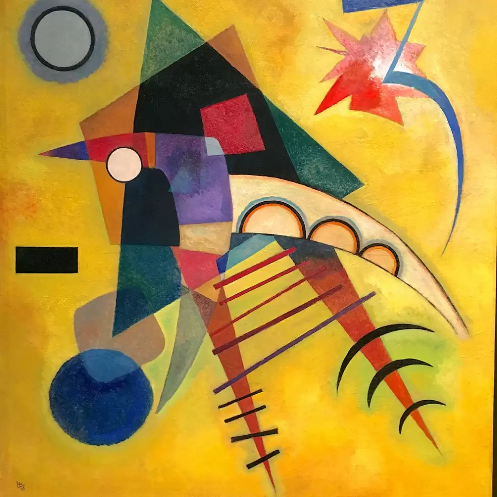 Vasili Kandinsky, Wei�er Punkt, 1925. �leo. 76 x 70,5 cm. Kumu Art Museum, Tallin (Estonia)