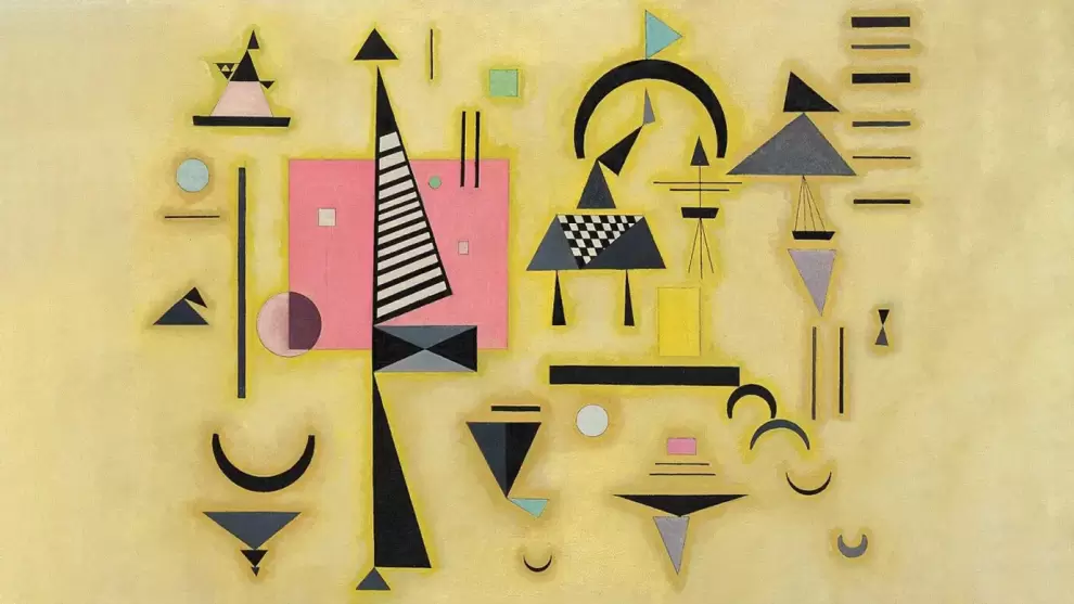 Vasili Kandinsky, Rosa decisivo, 1932. (foto: www.meer.com)