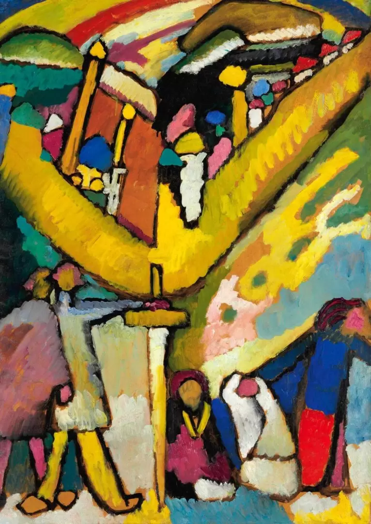 Vasili Kandinsky, Studie Fur Improvisation 8, 1909. Cortes�a