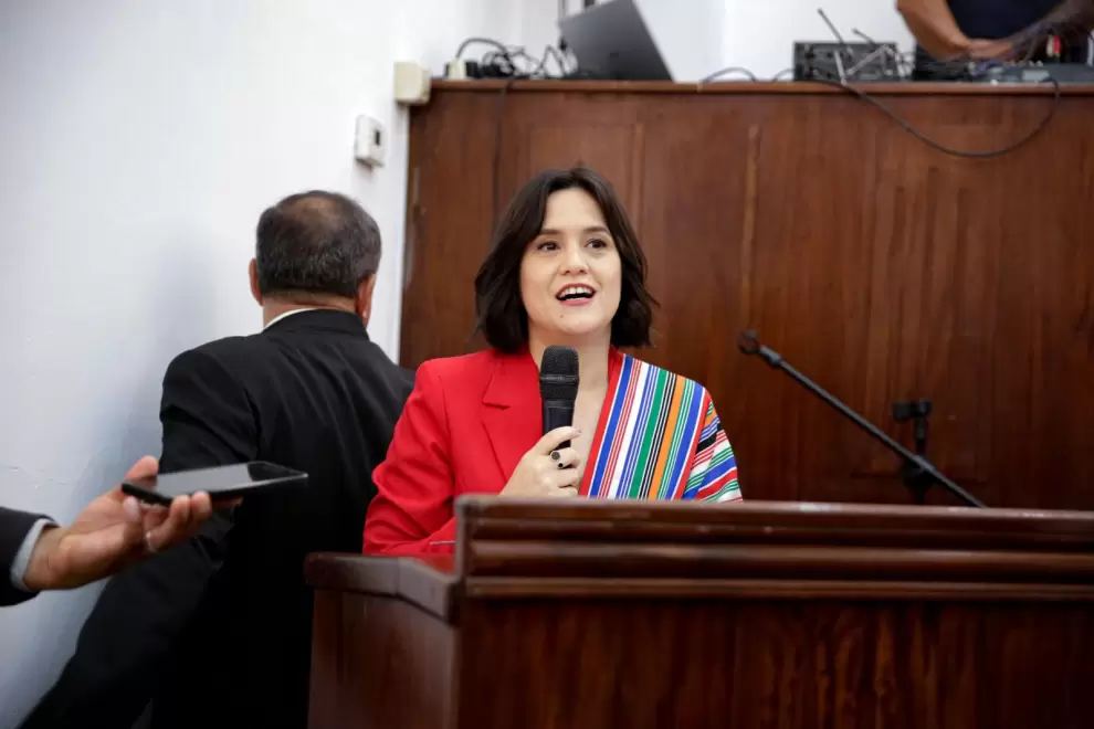 Adriana Ortiz, ministra de Cultura. Cortes�a