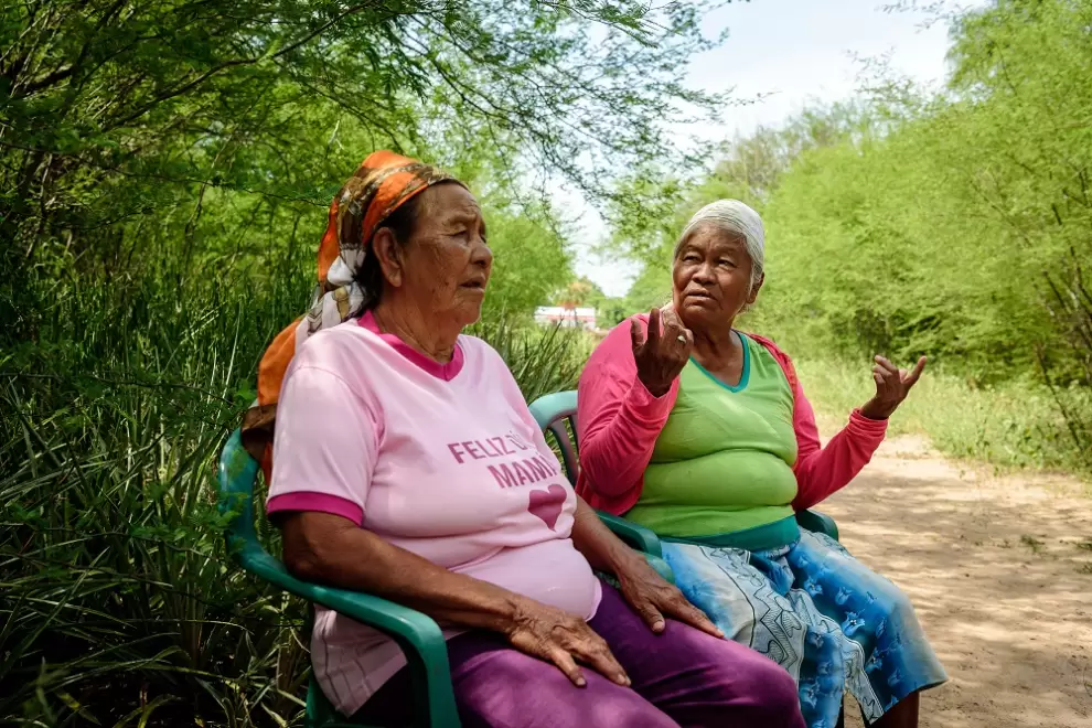 Reportaje a mujeres Guana.