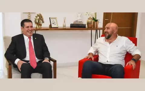 Horacio Cartes y Orlando Ar�valo.