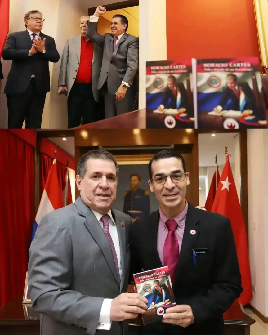 Presentan libro sobre Cartes.