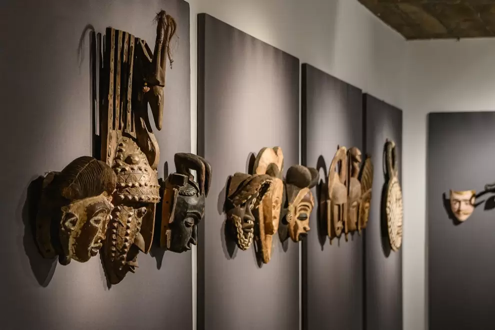 M�scaras que ser�n exhibidas en la muestra � �ngel Uriel Barreto