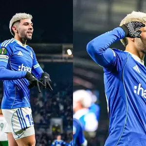 Gol y asistencia de Julio Enciso para victoria de su equipo en la Conference League