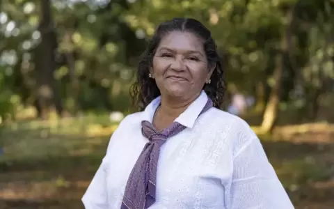 �a Mari Denis, referente de Ollas Populares.
