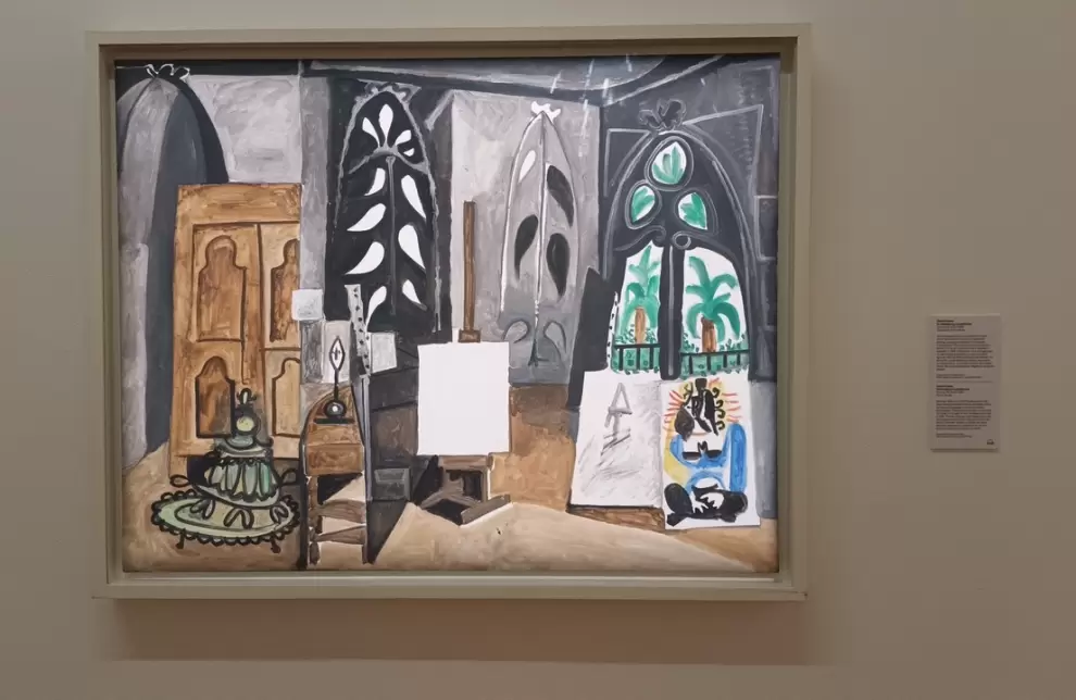 Pablo Picasso, El Estudio en La Californie. Cannes, 30 de marzo de 1956. �leo sobre lienzo.