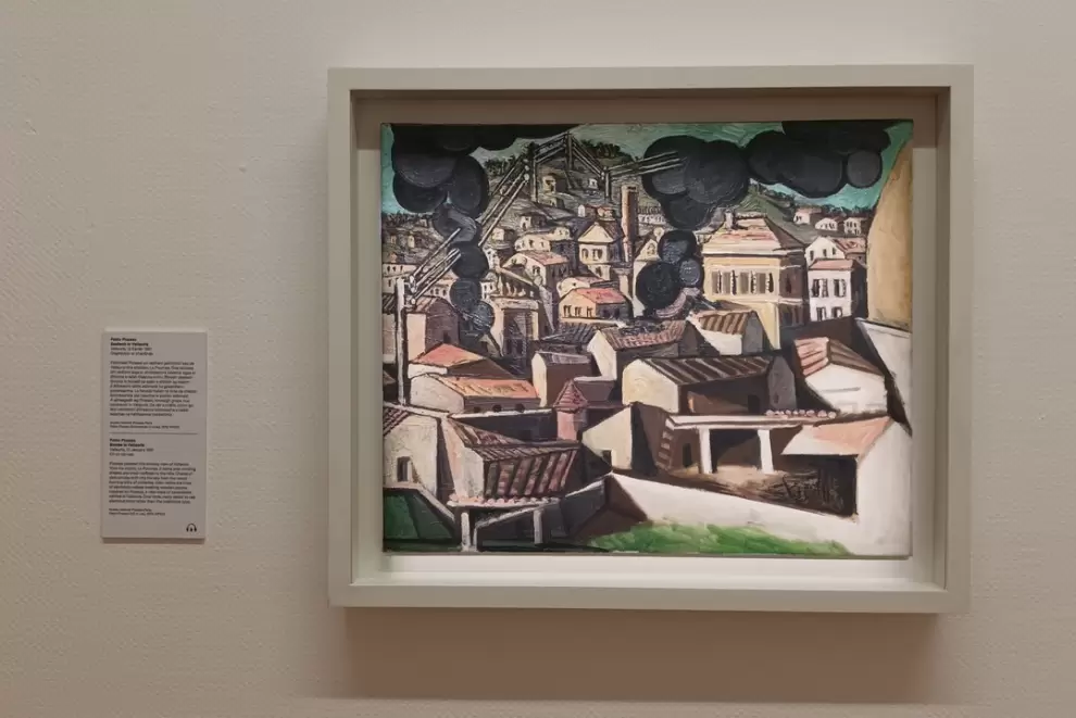 Pablo Picasso Humo en Vallauris. Vallauris, 12 de enero de 1951. �leo sobre lienzo Museo Nacional Picasso, Par�s.