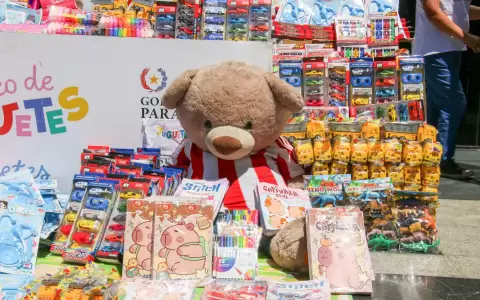 Juguetes donados por la Embajada de Taiw�n.