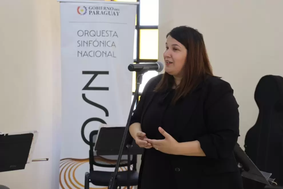 Mar�a Victoria Sosa, directora de la OSN. Cortes�a