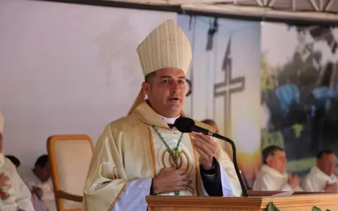 Monse�or Gabriel Escobar Ayala, obispo del Vicariato del Chaco.
