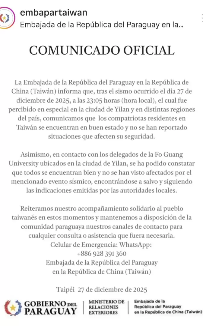 Comunicado a la opini�n p�blica.