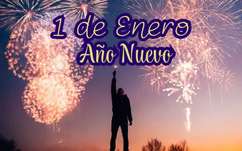 Celebrando el a�o nuevo.
