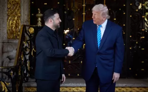 Presidente de Ucrania, Volodimir Zelenski y el presidente de Estados Unidos, Donald Trump.