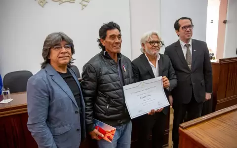 Luis Vera, Osvaldo Pitoe, An�bal Saucedo Rodas y Diego S�nchez Haase.