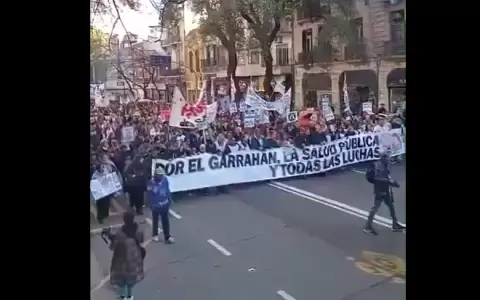 Piquete en Argentina.