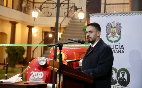 Eduardo del Castillo, exministro de Gobierno de Bolivia.