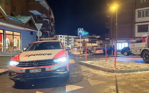 Incendio en el bar Le Constellation de la estaci�n de esqu� de Crans-Montana, Valais (Suiza).