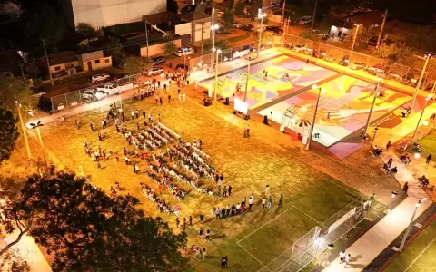 Plaza General Bernardino Caballero, Pilar, �ee�mbuc�.