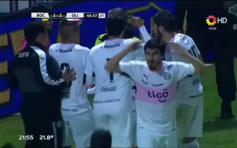 Cuando Olimpia se retir� del amistoso ante Boca Juniors