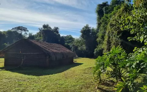 Opy (lugar o espacio sagrado). Es el espacio m�s importante para las comunidades mbya guaran�.