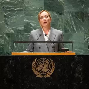 La primera ministra de Italia, Giorgia Meloni.