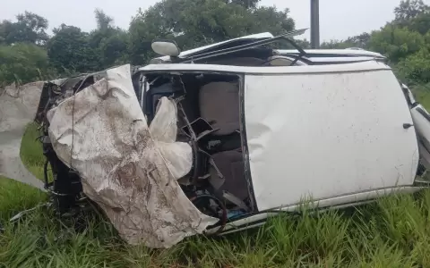 Accidente de tr�nsito en Yby Ya� deja dos suboficiales de la Polic�a Nacional fallecidos.