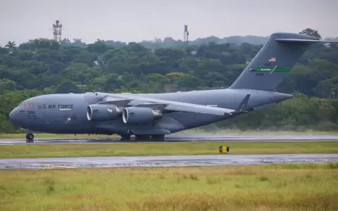 Avi�n militar de Estados Unidos.