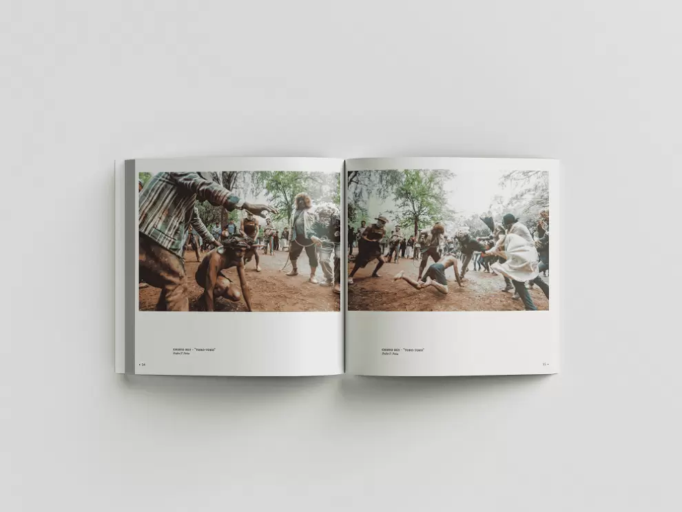 P�ginas del libro "Kandavare" de Mario Samaja.