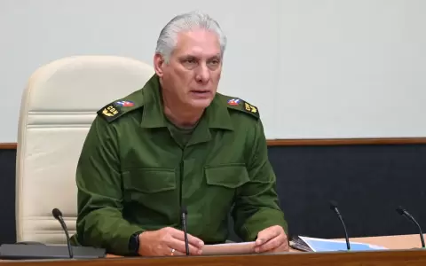 El presidente de Cuba, Miguel D�az-Canel.
