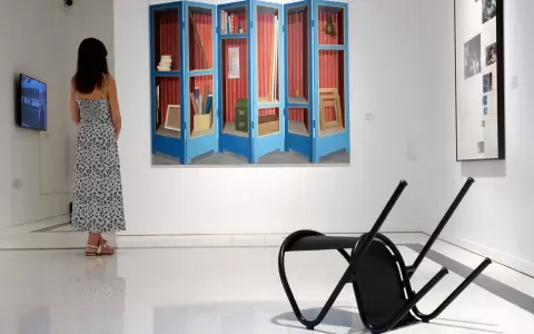 Vista de sala de la muestra "XV Certamen Fundaci�n Unicaja de Artes Pl�sticas". Centro Cultural Fundaci�n Unicaja (Sevilla).