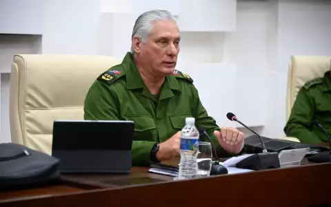 El presidente de Cuba, Miguel D�az-Canel.