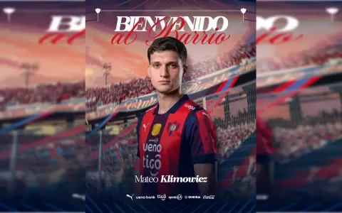 Cerro Porte�o da la bienvenida a Mateo Klimowicz