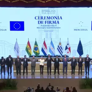 Mercosur y Uni�n Europea sellan en Asunci�n un pacto hist�rico tras 25 a�os de negociaciones