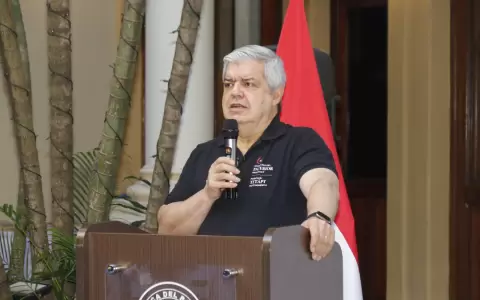 Enrique Riera, ministro del Interior.