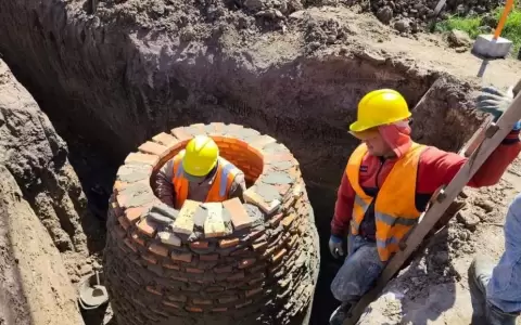 Obras de la franja costera en Pilar.