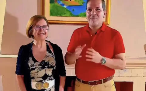 Ela Duarte y Arnaldo Samaniego.