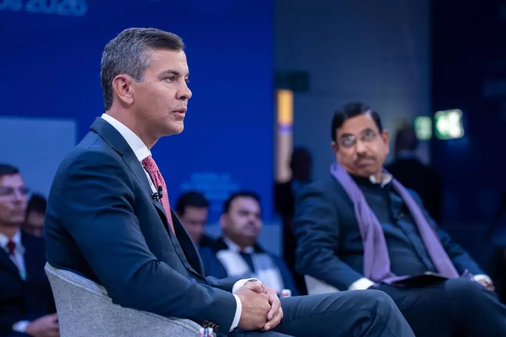 Santiago Peña presente en Foto Económico Mundial, Davos 2026.