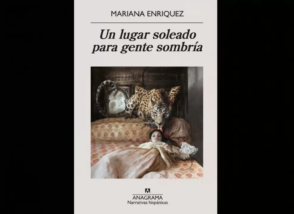 Tapa de "Un lugar soleado para gente sombría" de Mariana Enriquez. Editorial