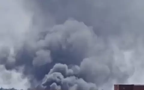Incendio de gran magnitud.
