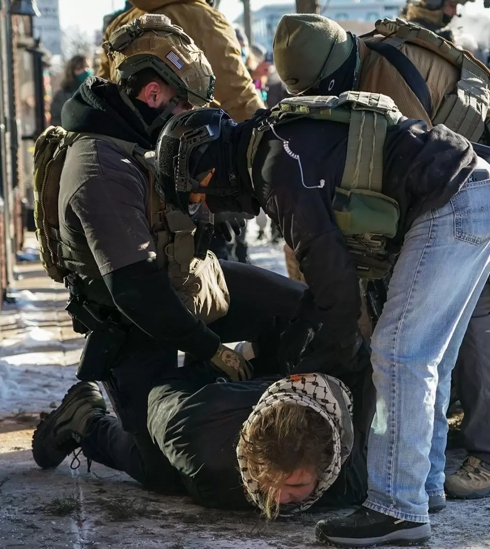 Tiroteo en Minneapolis, Estados Unidos. Foto: X