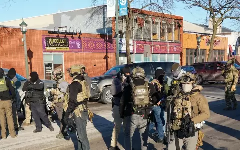 Tiroteo en Minneapolis, Estados Unidos. Foto: X